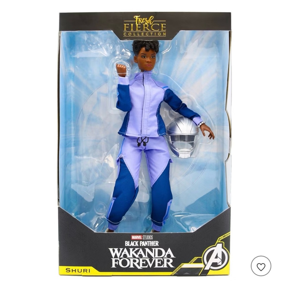 Marvel Black Panther Wakanda Forever Princess Shuri Fashion Doll